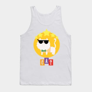 cool happy cat Tank Top